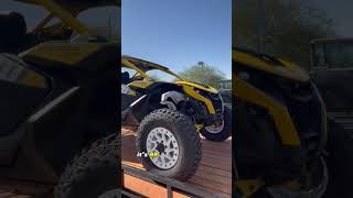 Zieman 14 foot trailer for SXS with paddle tires drive up fenders nashpowersports [upl. by Ciapas]