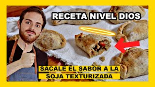 🔶 Como hacer EMPANADAS argentina VEGANAS con receta de MASA integral casera [upl. by Utimer]