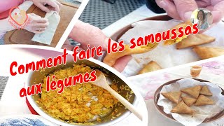 Réussir Et Rouler Simplement Le Samoussas Aux Légumes [upl. by Adaval]