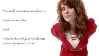 kate nash  foundations lyrics [upl. by Kelton]