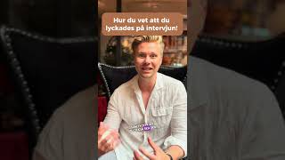 Hur du vet att du lyckades på intervjun 🤔 intervju anställningsintervju arbetsintervju lyckas [upl. by Roldan]