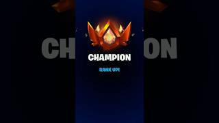 Just Hit Champion Rank on Ranked Reload fortnite gaming short [upl. by Akiret977]