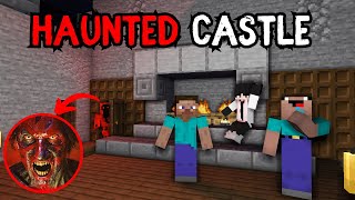 HAUNTED CASTLE IN MINECRAFT HORROR STORY  PART2 [upl. by Barbette]