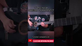 NUESTRO JURAMENTO versión de JULIO JARAMILLO  Como tocar el Punteo Tutorial Tablatura tabs [upl. by Ecnaret262]