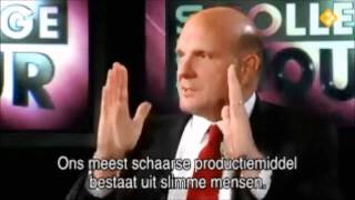 Microsoft vs Apple  Steve Ballmer interview [upl. by Snapp]