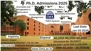 IIMA Phd Admission through GATE Exam [upl. by Ymaral656]