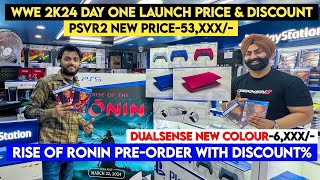 Get Wwe2k24 Day One Launch Price DiscountNew DualsensePs5 Faceplate amp Psvr2 Only 53000Vlog152 [upl. by Irbmac386]