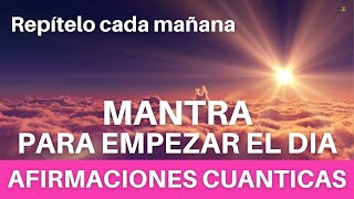 ☀️ DECRETOS de la MAÑANA ☀️  Afirmaciones para EMPEZAR el DIA con ENERGIA en POSITIVO  Mindset [upl. by Larrad834]