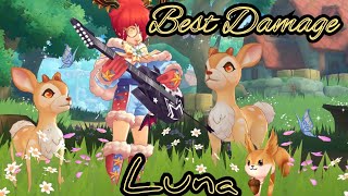 Luna Danseuse Best Damage Ragnarok Mobile Eternal Love [upl. by Aleinad]