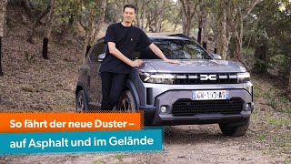 Testfahrt im Dacia Duster 2024 auf der Straße und im Gelände  Mit Peter R Fischer  mobilede [upl. by Enomis]