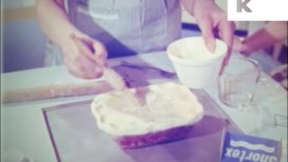 1950s Housewives Cooking in Kitchen Pie into Oven [upl. by Abran]