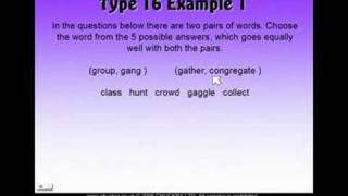 11 Plus Verbal Reasoning Type 16 [upl. by Jaffe335]