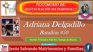 Testimonio De Restauracion Matrimonial Adriana Delgadillo B 50 restaruracionmatrimonial matrimonio [upl. by Ivy618]