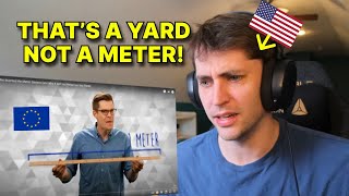 American reacts to Is the Meter System actually BETTER [upl. by Anitel461]