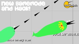 narwhaleio  NEW GAMEMODE AND HACK  Diffrent WhaleTypes [upl. by Hermione663]