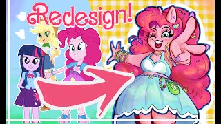 My MLP Equestria Girls Redesigns PART TWO [upl. by Cullen64]