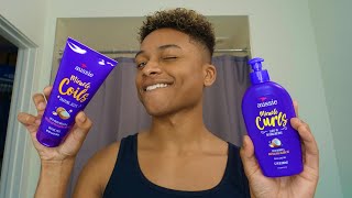 MY NEW CURLY HAIR ROUTINE with AUSSIE  Andre Swilley [upl. by Daj]