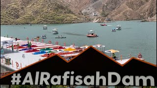 ගල් කදු මැද්දේ තියන ජල තටාකය  AL Rafisah Dam Khorfakkan  UAE [upl. by Enivid]