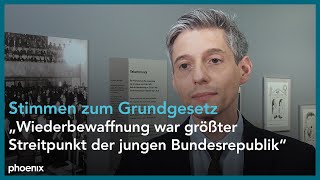 Benedikt Wintgens  Stimmen zu 75 Jahre Grundgesetz [upl. by Atirhs]