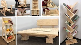 5 Proyectos en Madera Que debes Hacer Alguna Vez  Tutorial de Carpinteria [upl. by Alemak]