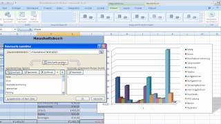 Excel für Einsteiger  Teil 6 Diagramm einfügen und formatieren [upl. by Omocaig]