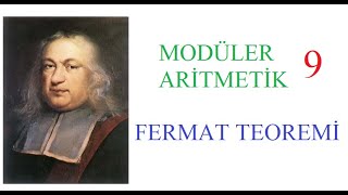 Modüler Aritmetik 9 Fermat Teoremi [upl. by Kanor362]