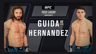 Guida vs Hernandez UFC PESO LIGERO CAMPEONATO ¡ KNOCKOUT [upl. by Einnok]