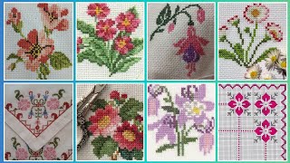 Gorgeous cross stitch patterns countable embroidery charsutikarhailatest dosuti design ideas2024 [upl. by Kevyn]