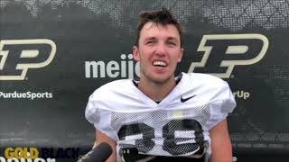 Purdue Training Camp Day 5 — safety Brennan Thieneman [upl. by Barny209]