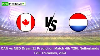 🔴Live Netherlands vs Canada 4th T20 Match  NED vs CAN Live 4th T20 Live Score and Commentary 2024 [upl. by Alracal]