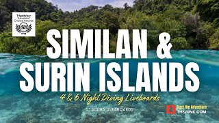 ADVENTURE of a LIFETIME  Liveaboard Scuba Diving in the Similan amp Surin Islands [upl. by Janeva652]