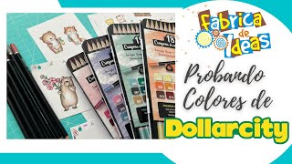 Probando Colores Nuevos  Dollar City  Coloreado  Mama elephant stamps  Primeras Impresiones [upl. by Market720]