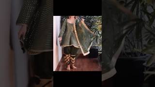 Simple Dress Lace Designing  Short Kurti Shalwarpartyattire viralvideo dress stichingideas [upl. by Feilak]