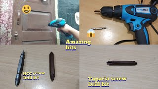 how to use taparia screwdriver bit electric screwdriver drill machine  hemanttechvlogs [upl. by Ahsenak]