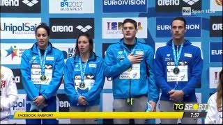 Campionati europei di nuoto Natanya ISR  Servizio Rai Sport  Il punto della 2 giornata [upl. by Ientirb677]