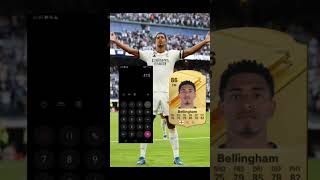 Bellingham fifa 24 rating football foryou messi efootball viralvideo funny [upl. by Ahsoek]