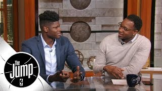 NBA draft prospect Mo Bamba reveals who he cant wait to play against in league  The Jump  ESPN [upl. by Ettezus]