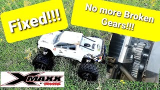 Traxxas Xmaxx  Gear problem fix amp Spektrum 1250kv Motor upgrade [upl. by Hullda]