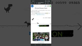 finally 10000 score in elgoog dinosaur gamedinosaur MasterPKSHORTS [upl. by Alaehs]