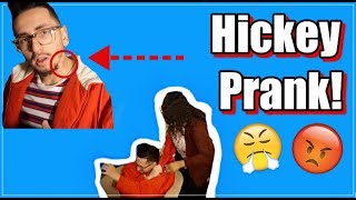 HICKEY PRANK ON GIRLFRIEND GETS VIOLENT Prank CouplePrank [upl. by Muhcan406]