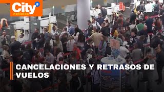 Caos en el aeropuerto El Dorado por incidente de avioneta  CityTv [upl. by Maxama]