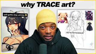 The Worst Type Of Art In The Art Community TRACING ART [upl. by Anceline]