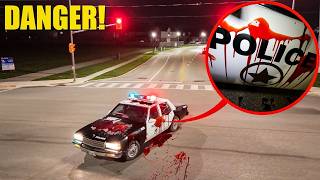 IF YOU SEE BLOOD ON A POLICE CAR CALL FOR HELP someone is in TROUBLE [upl. by Ecarg]