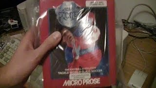 MARCO PLAYS  MICROPROSE SOCCER Sensible Software  1988 PCDOS [upl. by Beghtol]