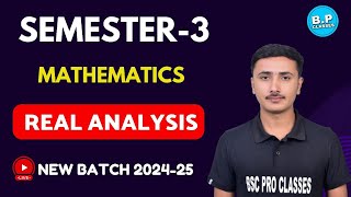 LEC4  SEMESTER3  REAL ANALYSIS  SESSION 202425 BY AJ SIR [upl. by Krishnah]