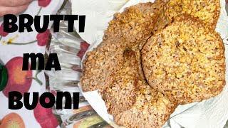 How to make Italian Brutti Ma Buoni flourless nut cookies easy recipe [upl. by Irma]