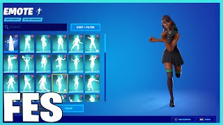 Fortnite Isabelle Skin With all my Fortnite Dances amp Emotes [upl. by Siramaj172]