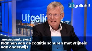 Uitgelicht 12 juni 2024  Jan Macdaniel over de plannen van de coalitie met vrijheid van onderwijs [upl. by Ahcurb25]