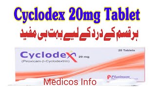 Cyclodex 20 mg used for  Piroxicam  Brexin 20 mg used for  Best painkillers tablet  how to use [upl. by Roseanne]