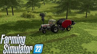 NEW BALING SETUP   TIMELAPSE  NO MANS LAND \ FARMING SIMULATOR 22 [upl. by Ulrich]